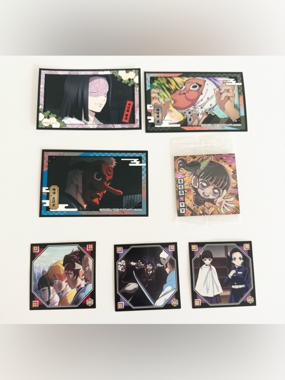 Anime official collectible demon slayer stickers set